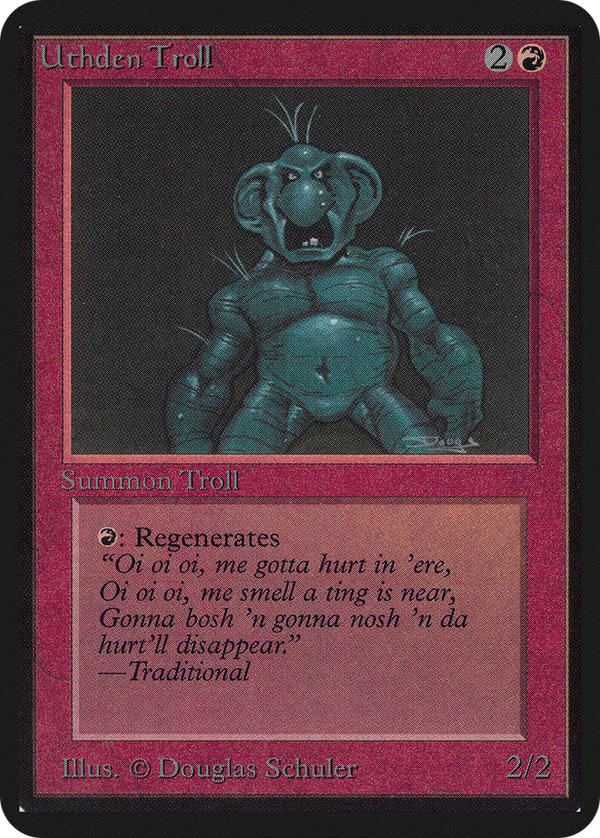 Uthden Troll (LEA-) - Limited Edition Alpha
