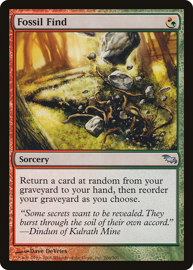 Fossil Find (SHM-206) - Shadowmoor Foil