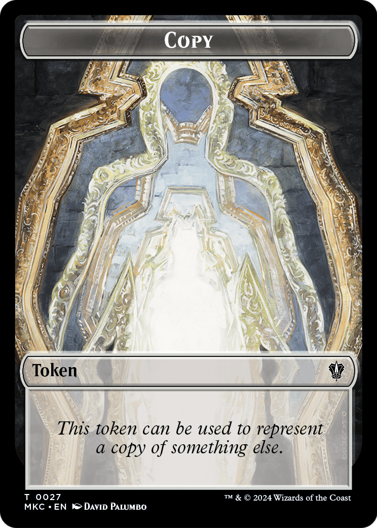 Copy (TMKC-027) - Murders at Karlov Manor Commander Tokens