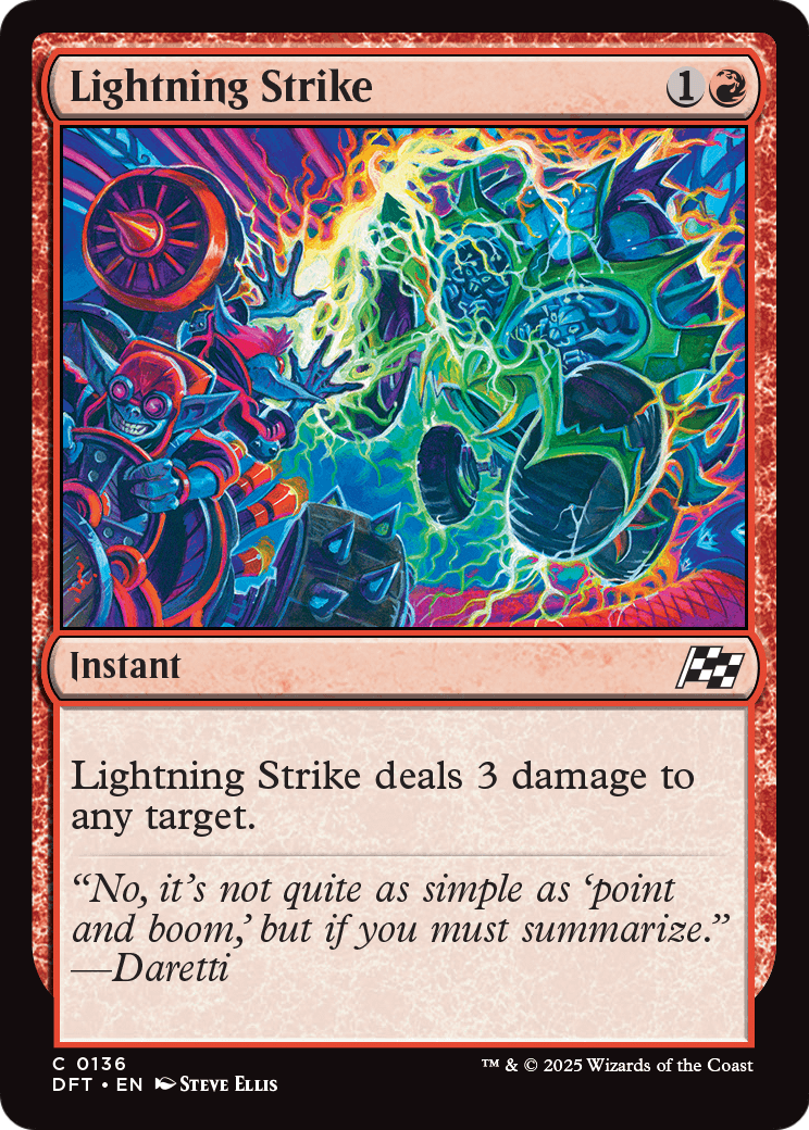 Lightning Strike (DFT-136) - Aetherdrift Foil