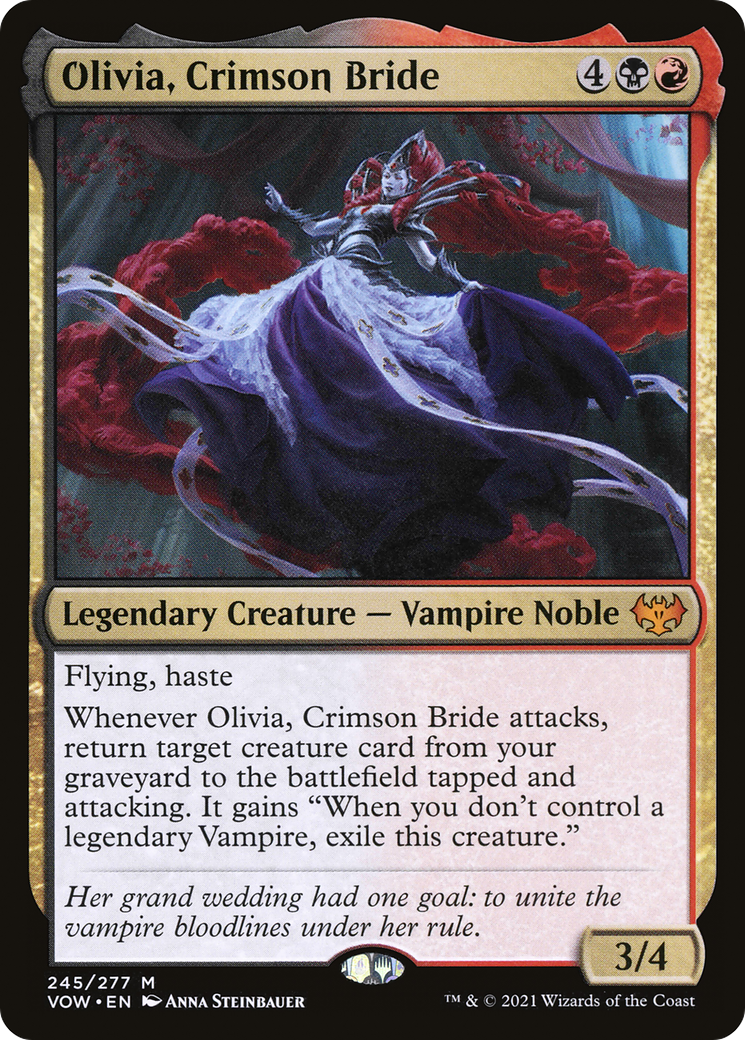 Olivia, Crimson Bride (VOW-245) - Innistrad: Crimson Vow
