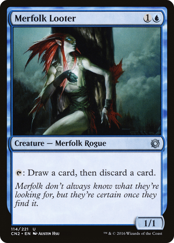 Merfolk Looter (CN2-114) - Conspiracy: Take the Crown