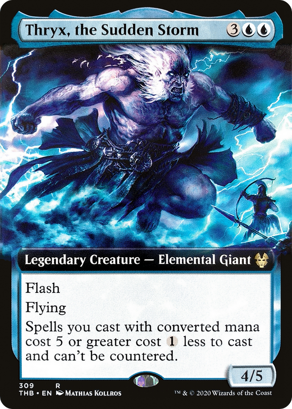Thryx, the Sudden Storm (Extended Art) (THB-309) - Theros Beyond Death: (Extended Art)