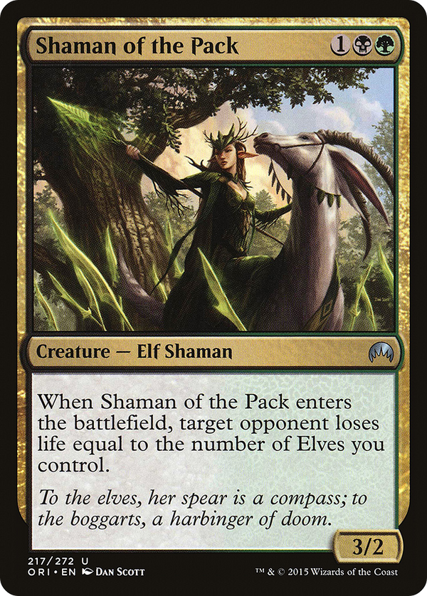 Shaman of the Pack (ORI-217) - Magic Origins Foil