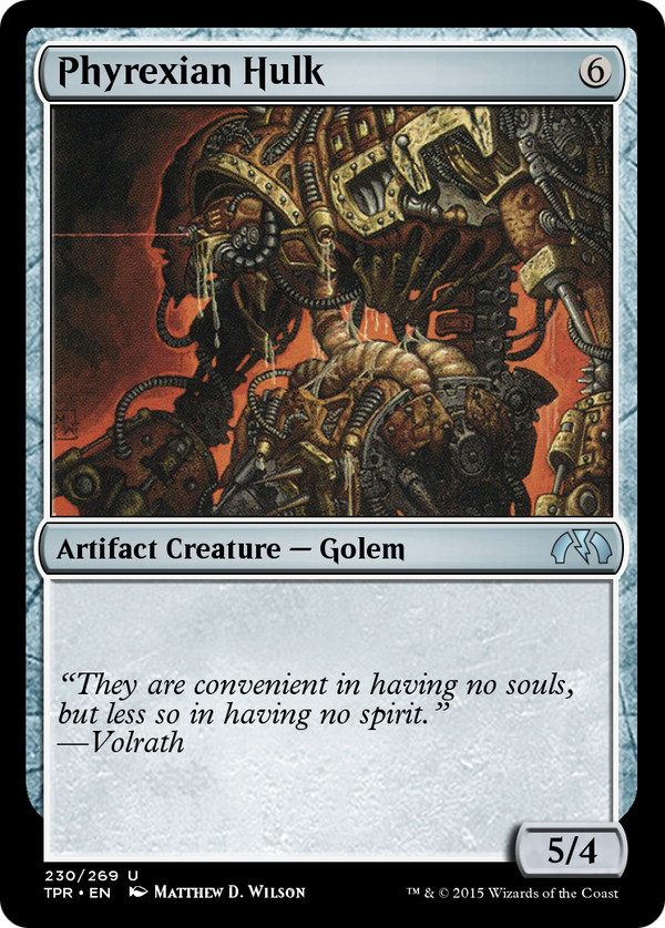 Phyrexian Hulk (TPR-230) - Tempest Remastered Foil
