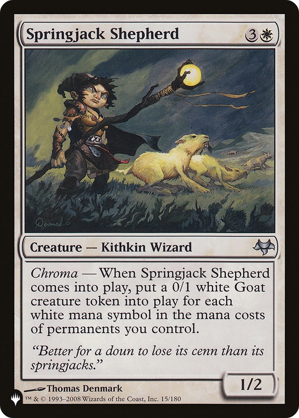 Springjack Shepherd (PLST-EVE-15) - The List Foil