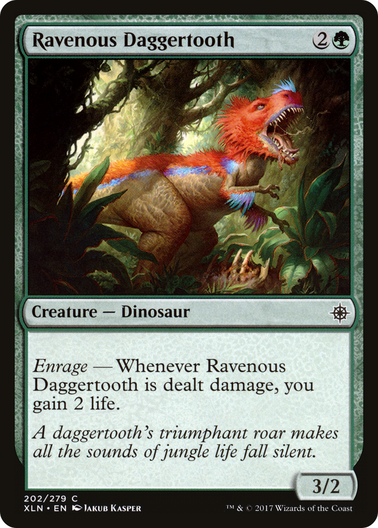 Ravenous Daggertooth (XLN-202) - Ixalan Foil