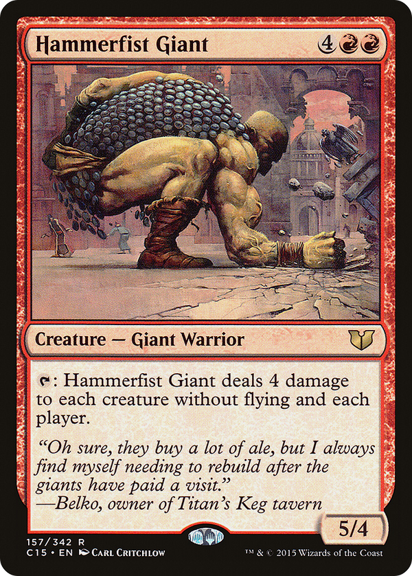 Hammerfist Giant (C15-157) - Commander 2015