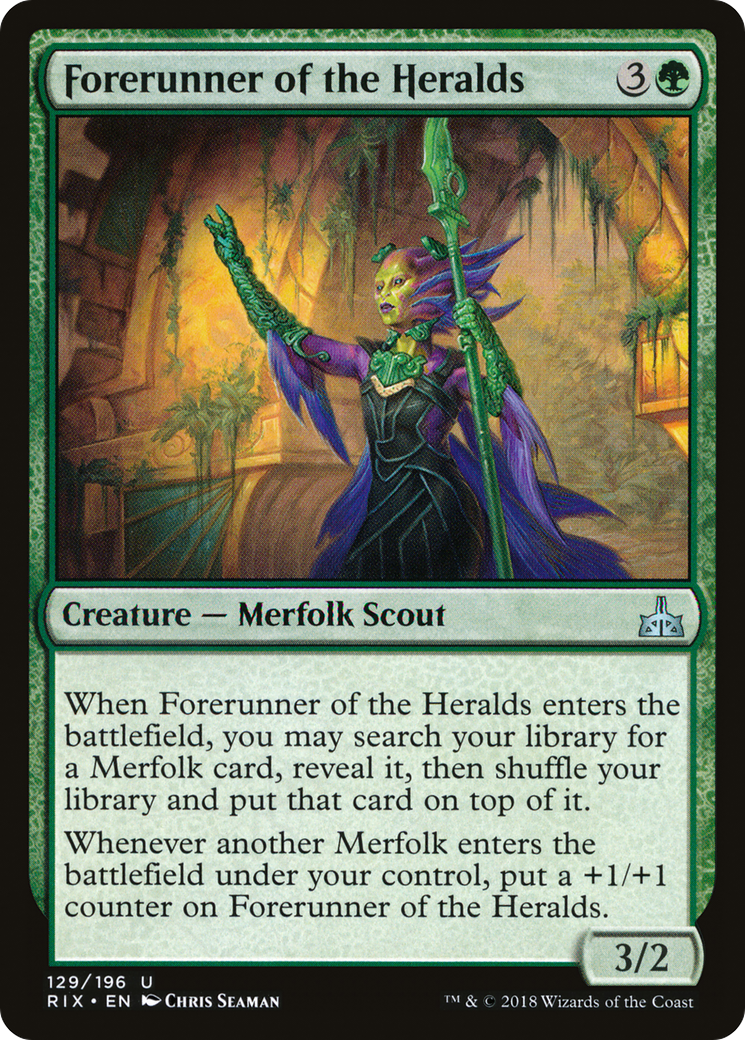 Forerunner of the Heralds (RIX-129) - Rivals of Ixalan Foil