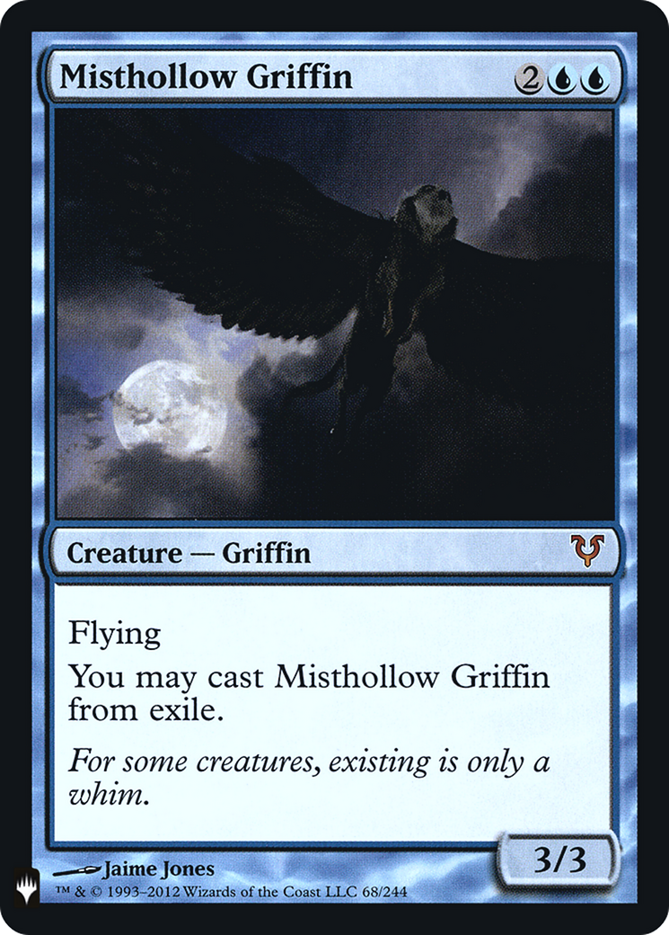 Misthollow Griffin (LIST-068) - The List Foil