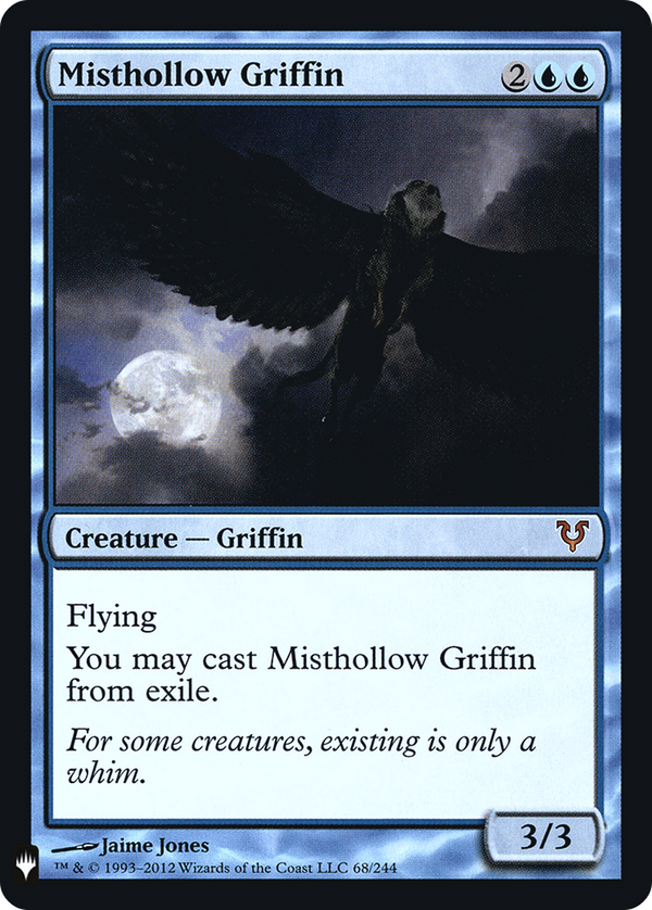 Misthollow Griffin (LIST-068) - The List Foil