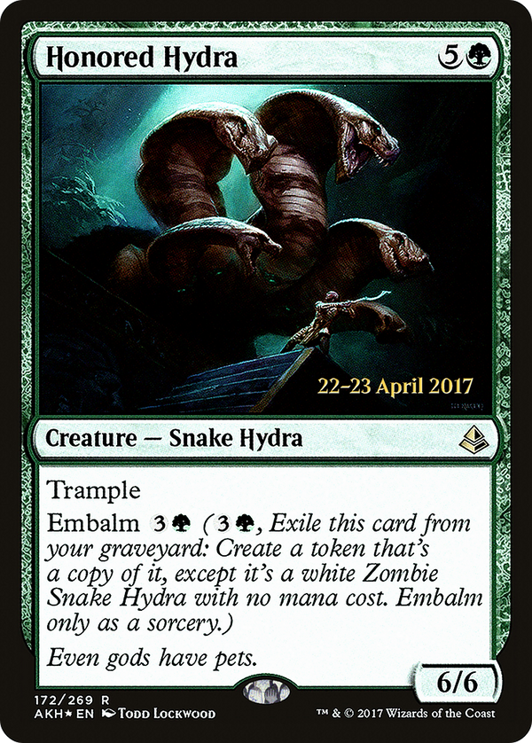 Honored Hydra (PRE-172) - Amonkhet Promos Foil