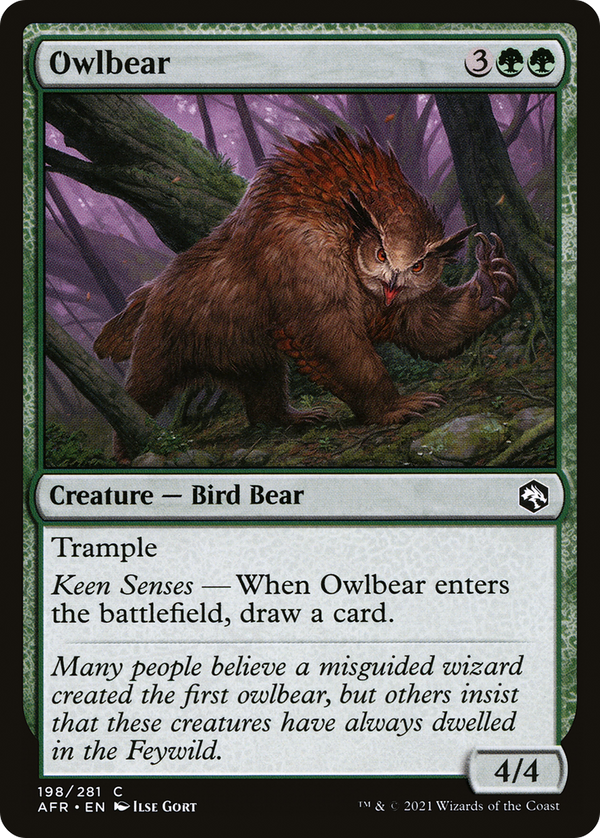Owlbear (AFR-198) - Adventures in the Forgotten Realms Foil