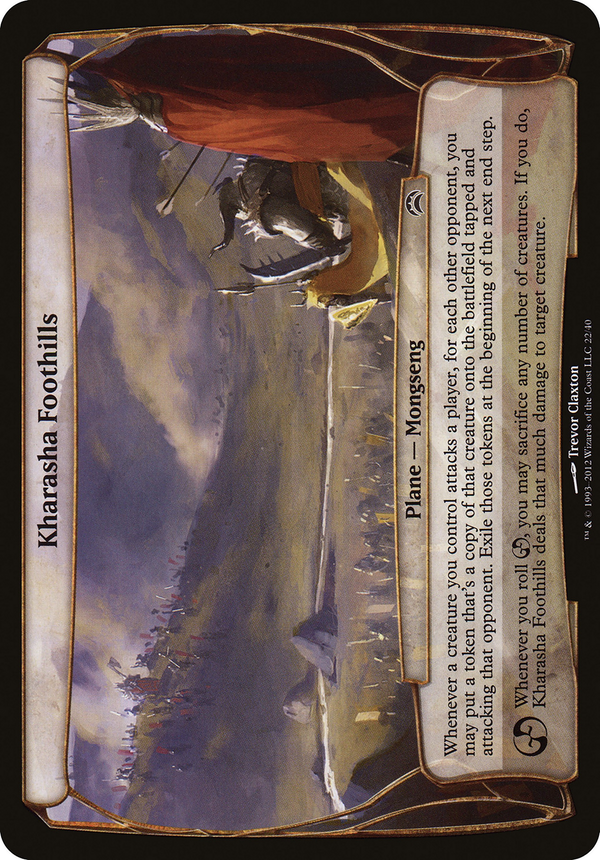 Kharasha Foothills (Planechase 2012) (OVER-022) - Planechase 2012 Planes