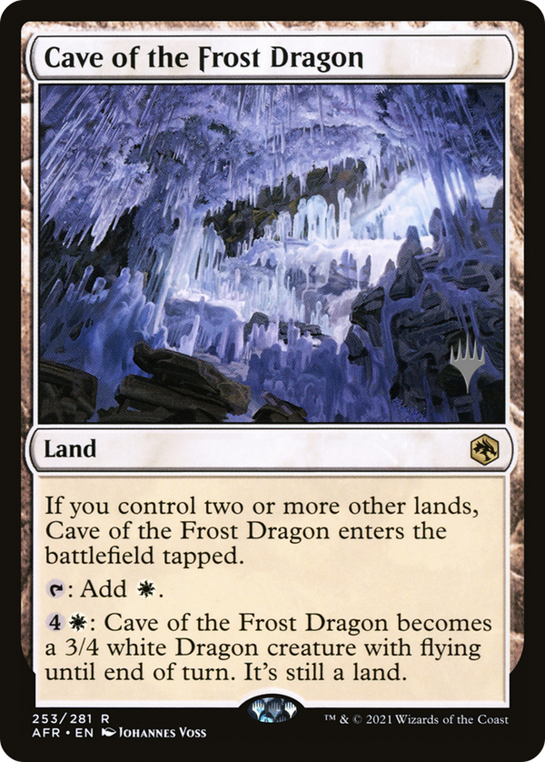 Cave of the Frost Dragon (PPAFR-253) - Adventures in the Forgotten Realms Promos