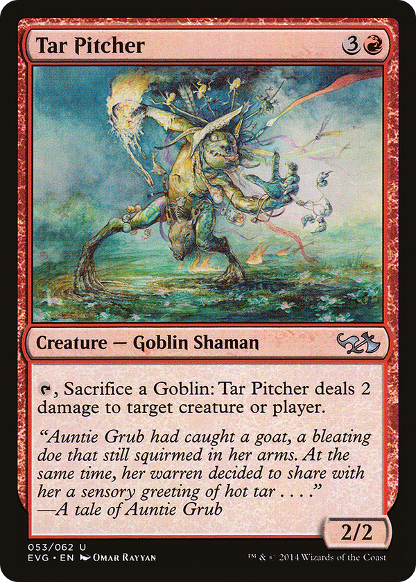 Tar Pitcher (DD3-) - Duel Decks Anthology: Elves vs. Goblins