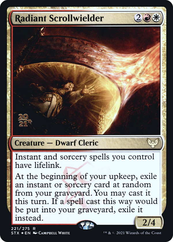 Radiant Scrollwielder (PRE-221) - Strixhaven: School of Mages Promos Foil