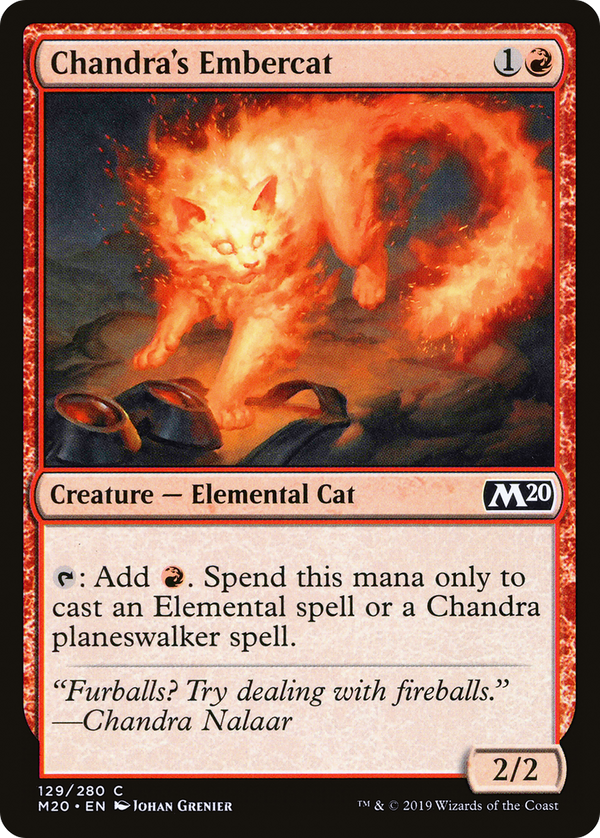 Chandra's Embercat (M20-129) - Core Set 2020