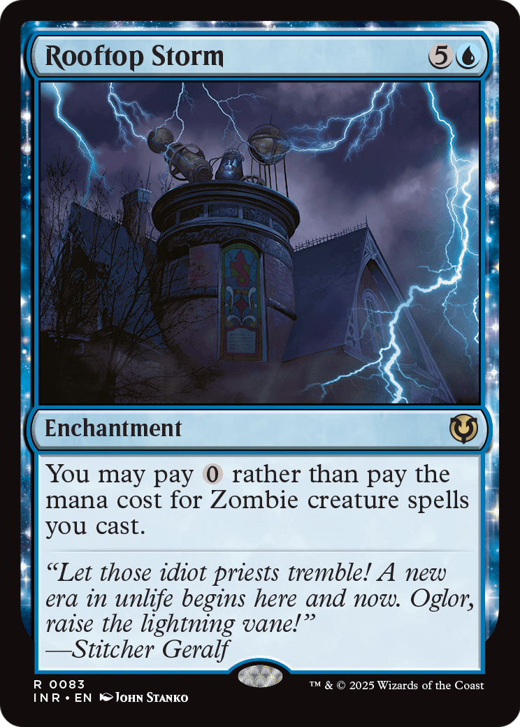 Rooftop Storm (INR-083) - Innistrad Remastered: (enchantment)