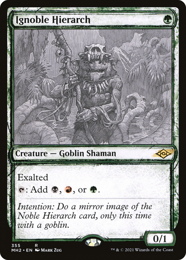 Ignoble Hierarch (Showcase) (MH2-355) - Modern Horizons 2: (Showcase) Foil