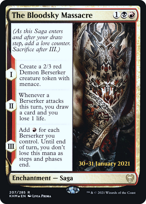 The Bloodsky Massacre (PRE-207) - Kaldheim Promos Foil