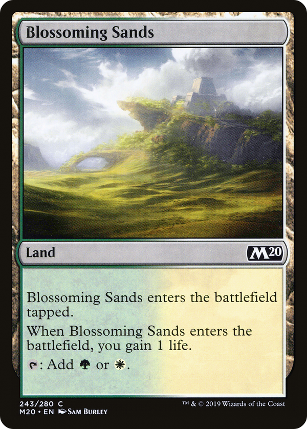 Blossoming Sands (M20-243) - Core Set 2020 Foil