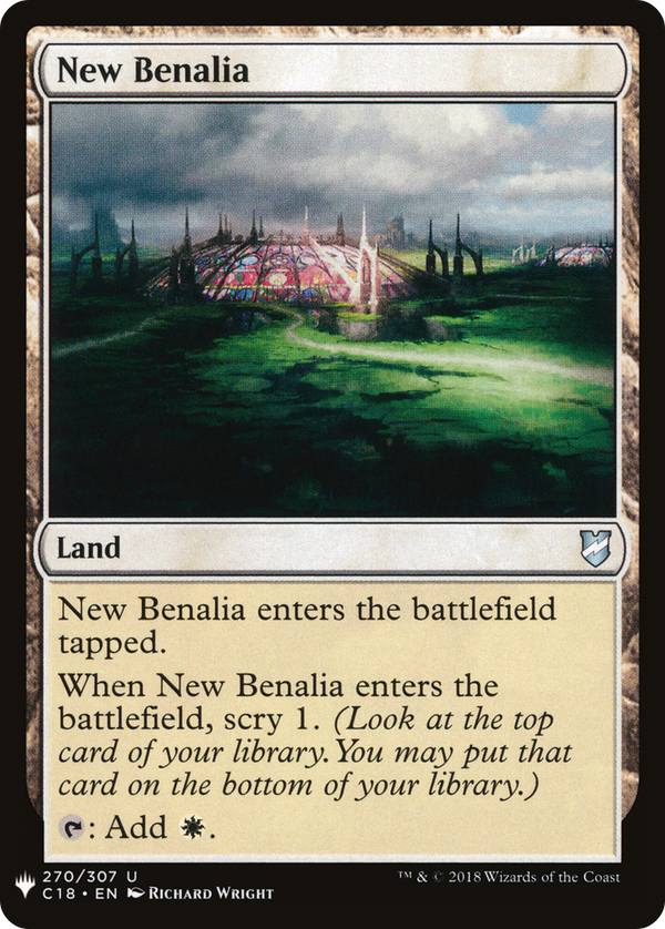 New Benalia (LIST-270) - The List