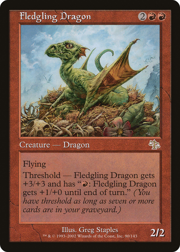 Fledgling Dragon (JUD-090) - Judgment Foil