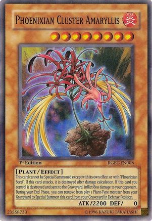 Phoenixian Cluster Amaryllis (RGBT-EN006) - Raging Battle 1st Edition