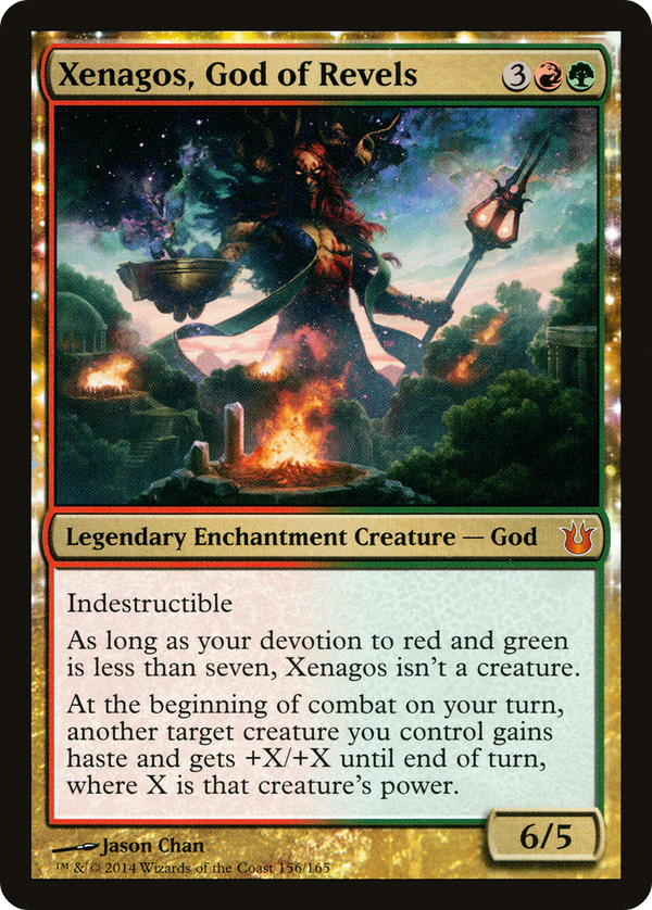 Xenagos, God of Revels (BNG-156) - Born of the Gods: (enchantment) Foil