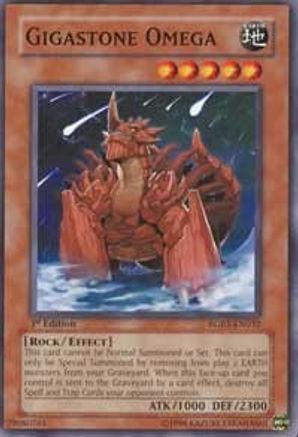Gigastone Omega (RGBT-EN032) - Raging Battle 1st Edition