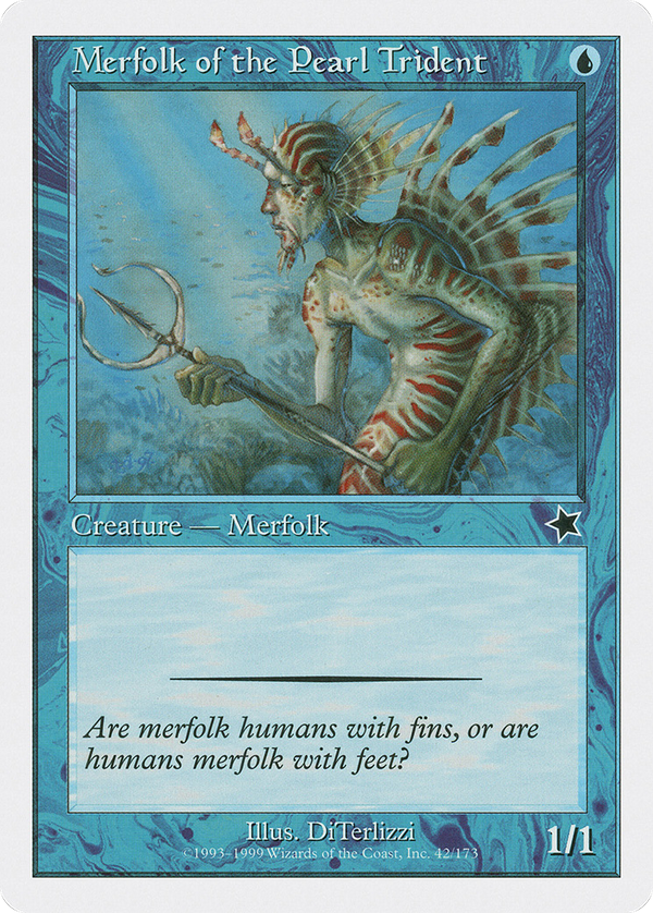 Merfolk of the Pearl Trident (S99-042) - Starter 1999