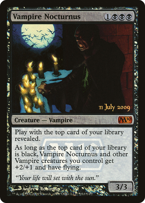 Vampire Nocturnus (PRE-118) - Magic 2010 Promos Foil