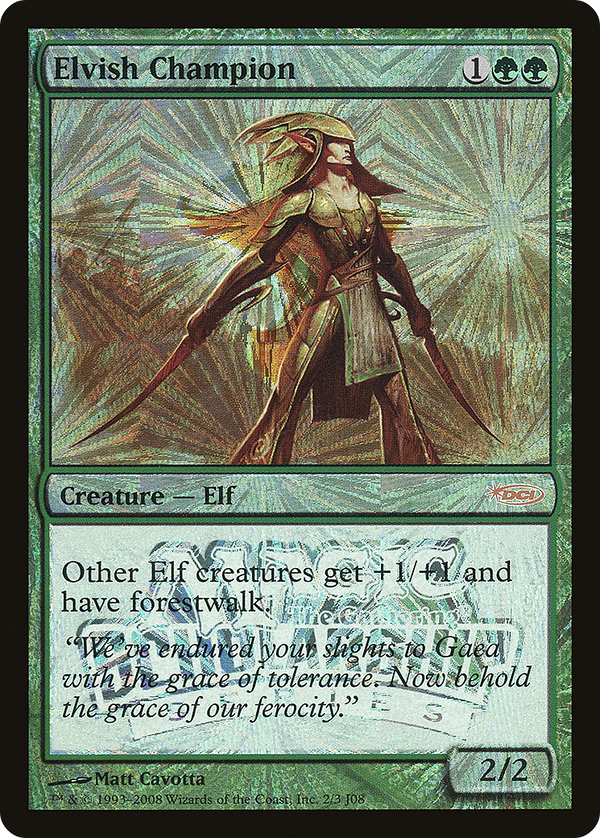 Elvish Champion (Scholarship Series) (JSS-002) - Junior Super Series Foil