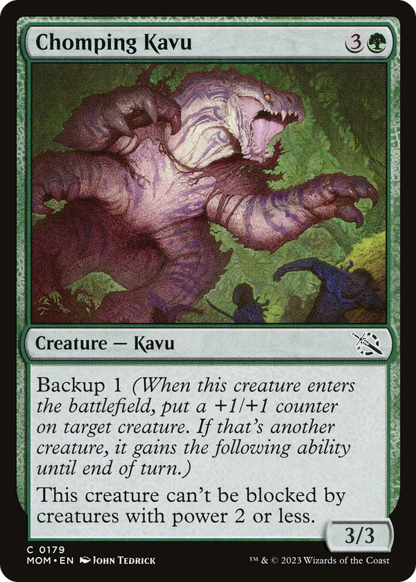 Chomping Kavu (MOM-179) - March of the Machine