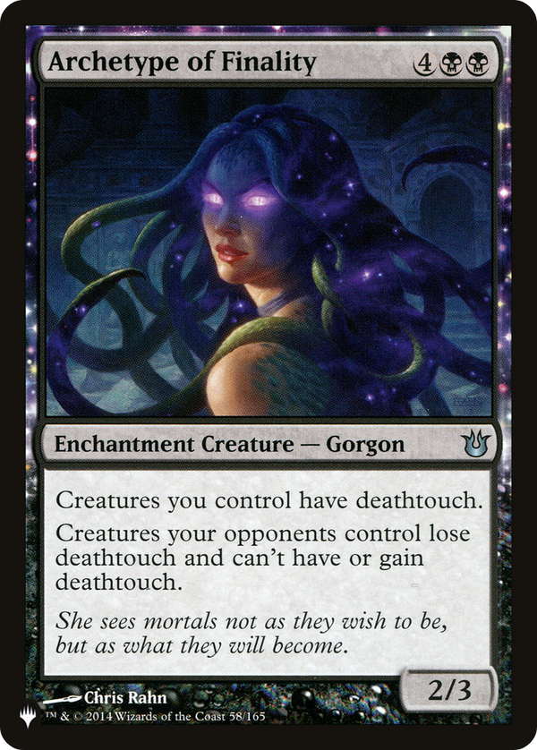 Archetype of Finality (LIST-58/165) - The List: (enchantment)