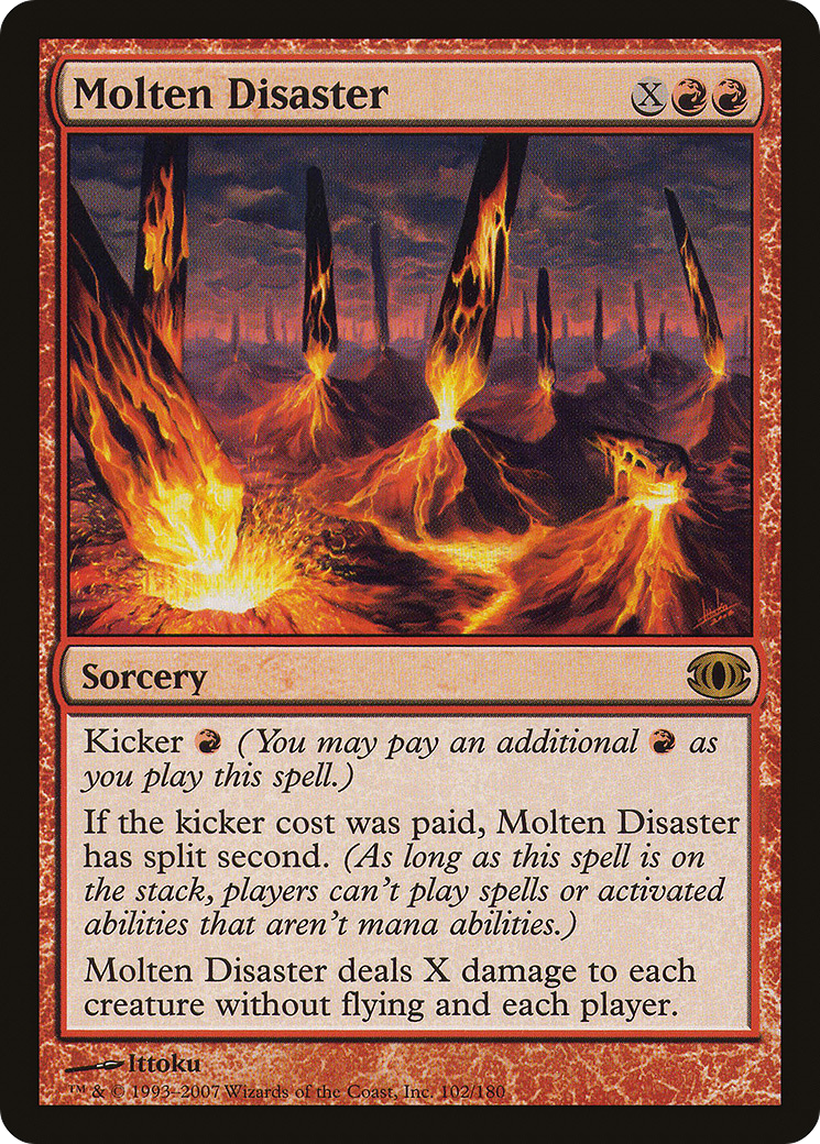 Molten Disaster (FUT-102) - Future Sight Foil