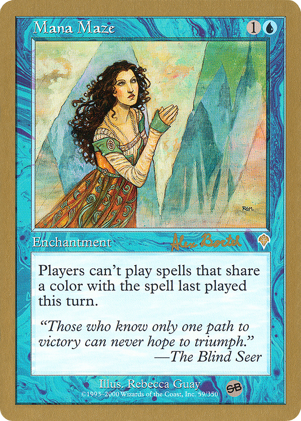 Mana Maze - 2001 Alex Borteh (INV) (SB) (WCD-) - World Championship Decks 2001