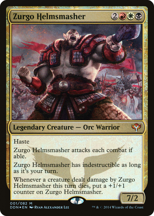 Zurgo Helmsmasher (DDN-001) - Duel Decks: Speed vs. Cunning