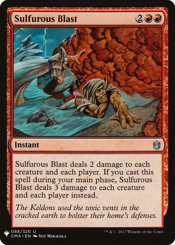 Sulfurous Blast (LIST-088) - The List