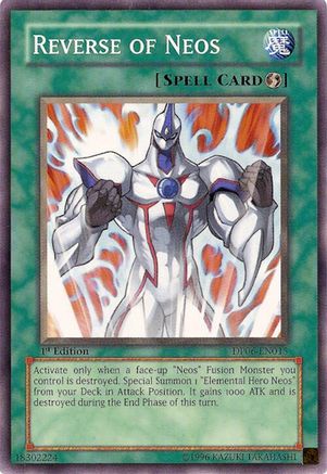 Reverse of Neos (DP06-EN015) - Duelist Pack 6: Jaden Yuki 3 Unlimited