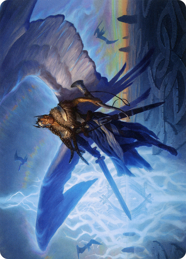Righteous Valkyrie // Righteous Valkyrie (ASKHM-006) - Art Series: Kaldheim (Borderless) Foil