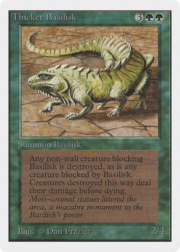 Thicket Basilisk (2ED-) - Unlimited Edition