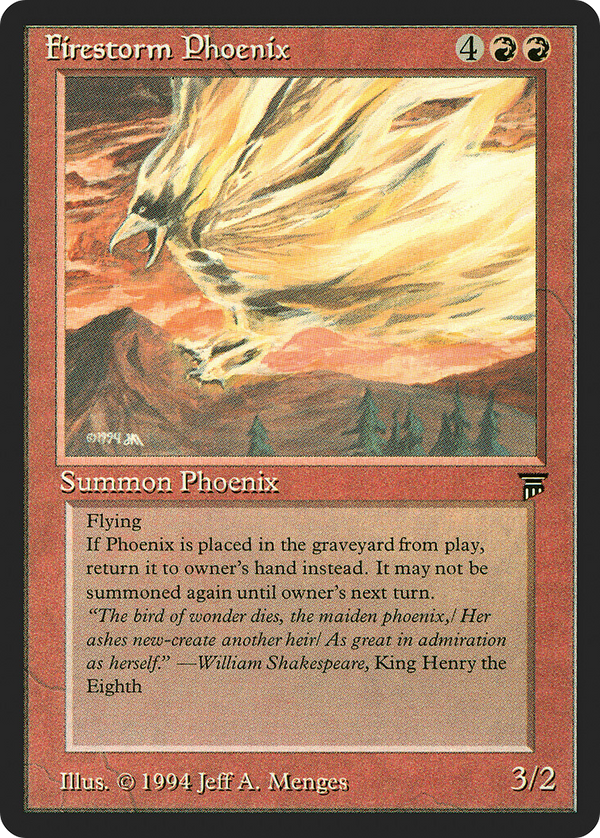 Firestorm Phoenix (LEG-) - Legends