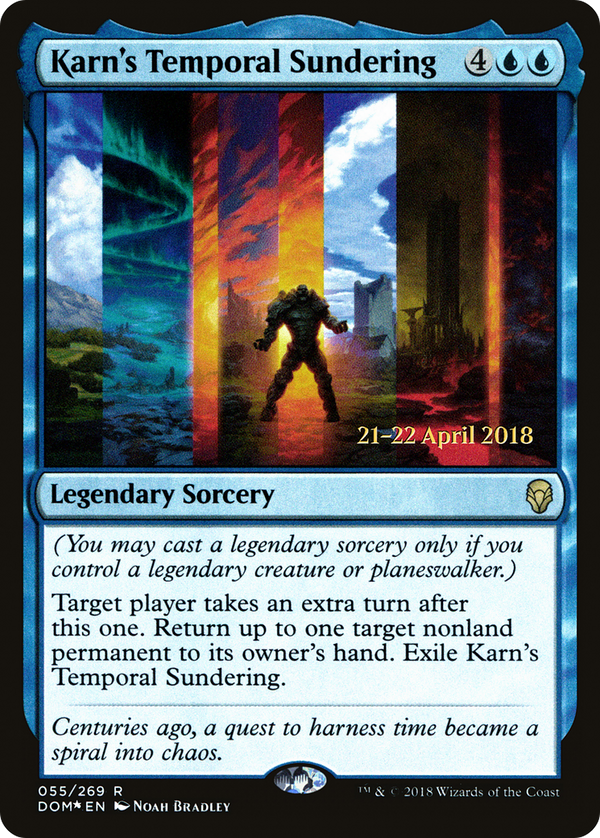 Karn's Temporal Sundering (PRE-055) - Dominaria Promos Foil