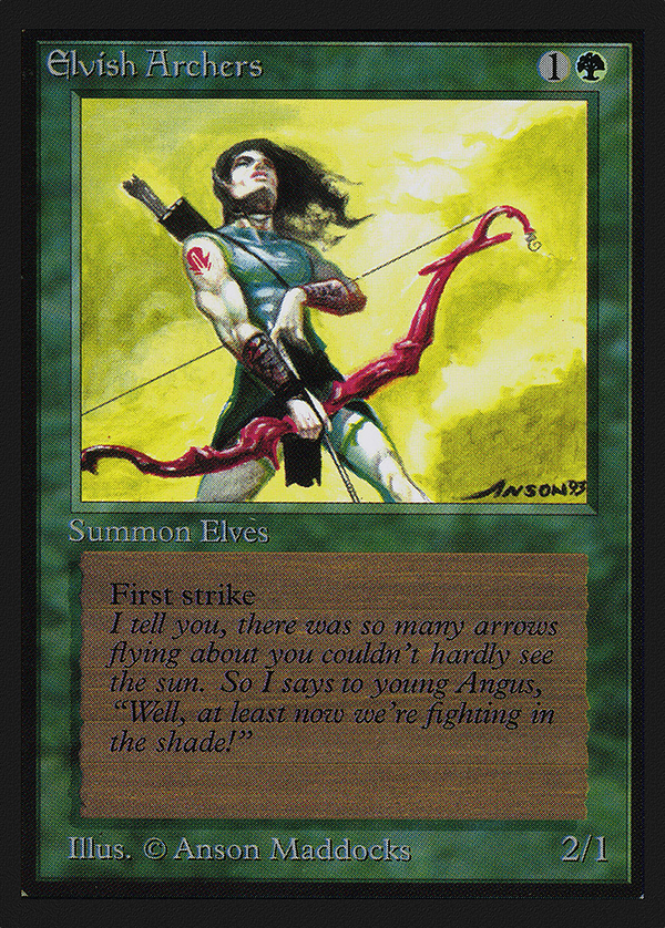 Elvish Archers (IE) (IED-) - Intl. Collectors' Edition