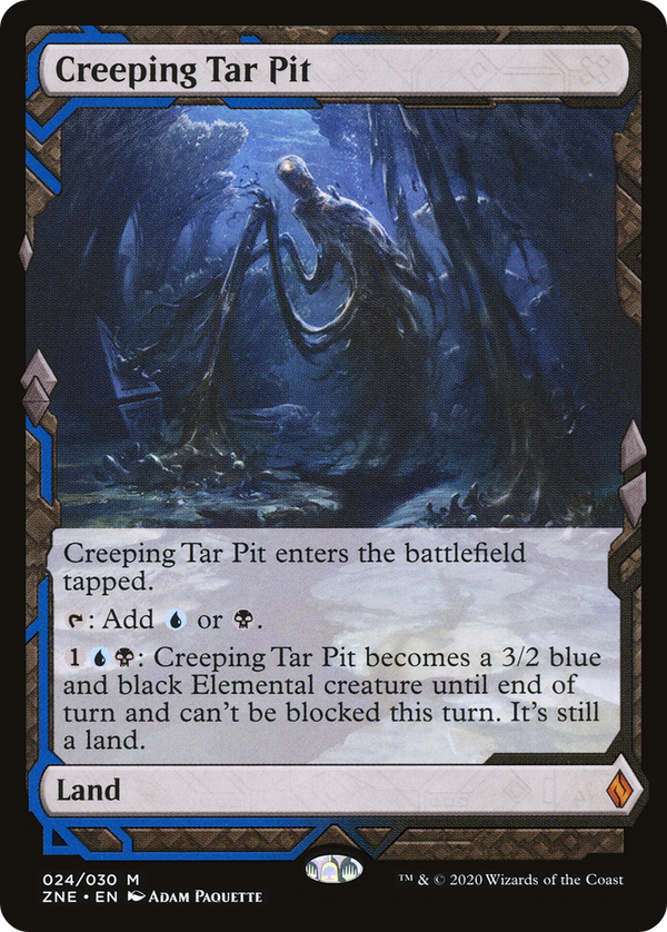 Creeping Tar Pit (ZNE-024) - Zendikar Rising Expeditions