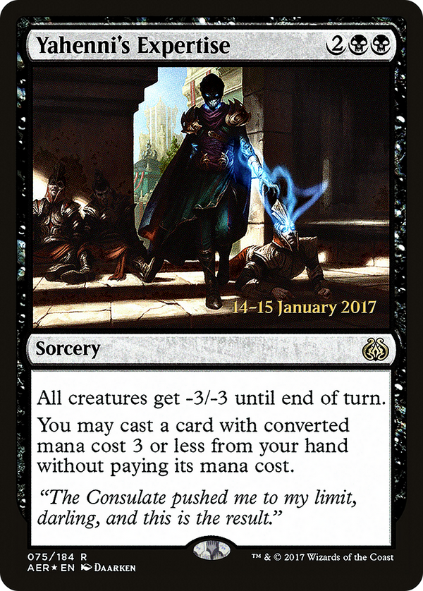 Yahenni's Expertise (PRE-075) - Aether Revolt Promos Foil