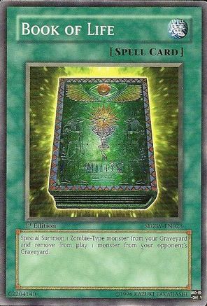 Book of Life (SDZW-EN023) - Structure Deck: Zombie World 1st Edition