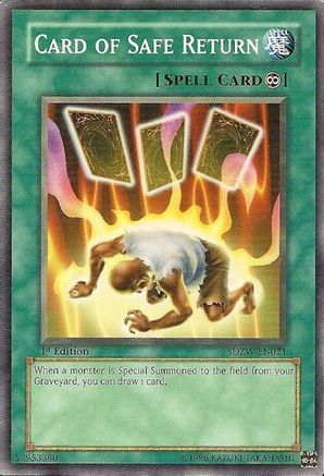 Card of Safe Return (SDZW-EN021) - Structure Deck: Zombie World 1st Edition